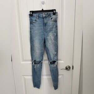 Women's American eagle Jeans, next level stretch, curvy highest rise jeggings 2